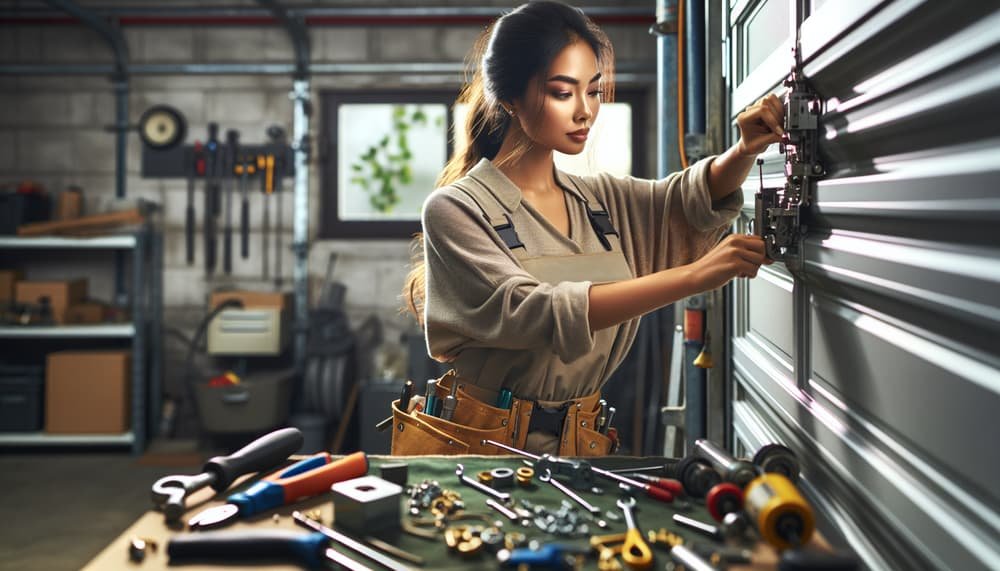 Our professional garage door spring repair process