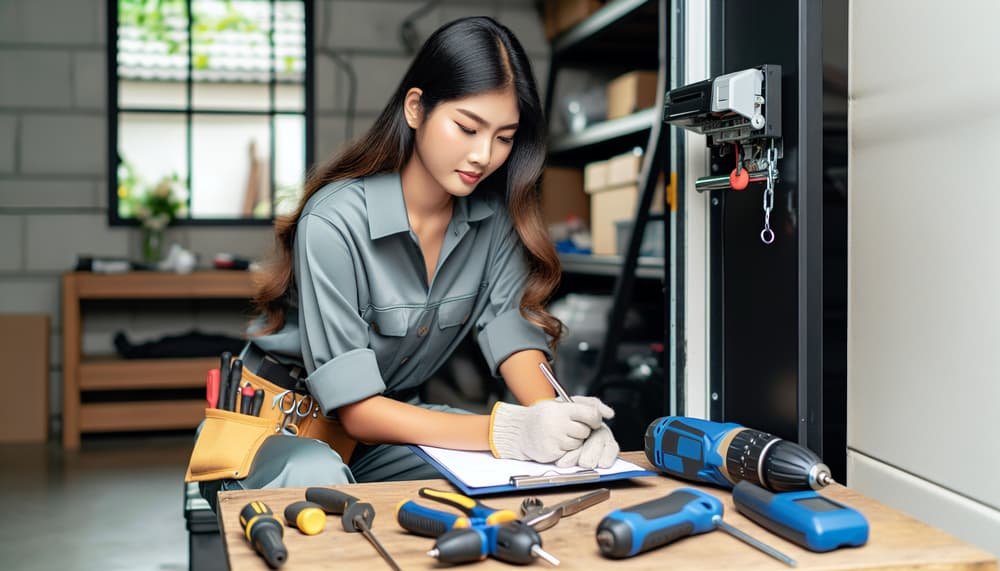 Our professional garage door spring repair process
